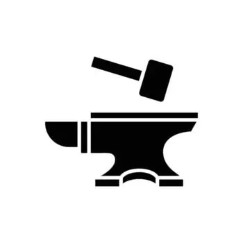 Craftlocked anvil emblem
